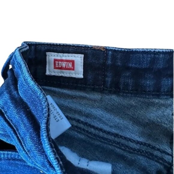 Edwin mid rise skinny fit jeans dark wash women's size 26 - Picture 3 of 4